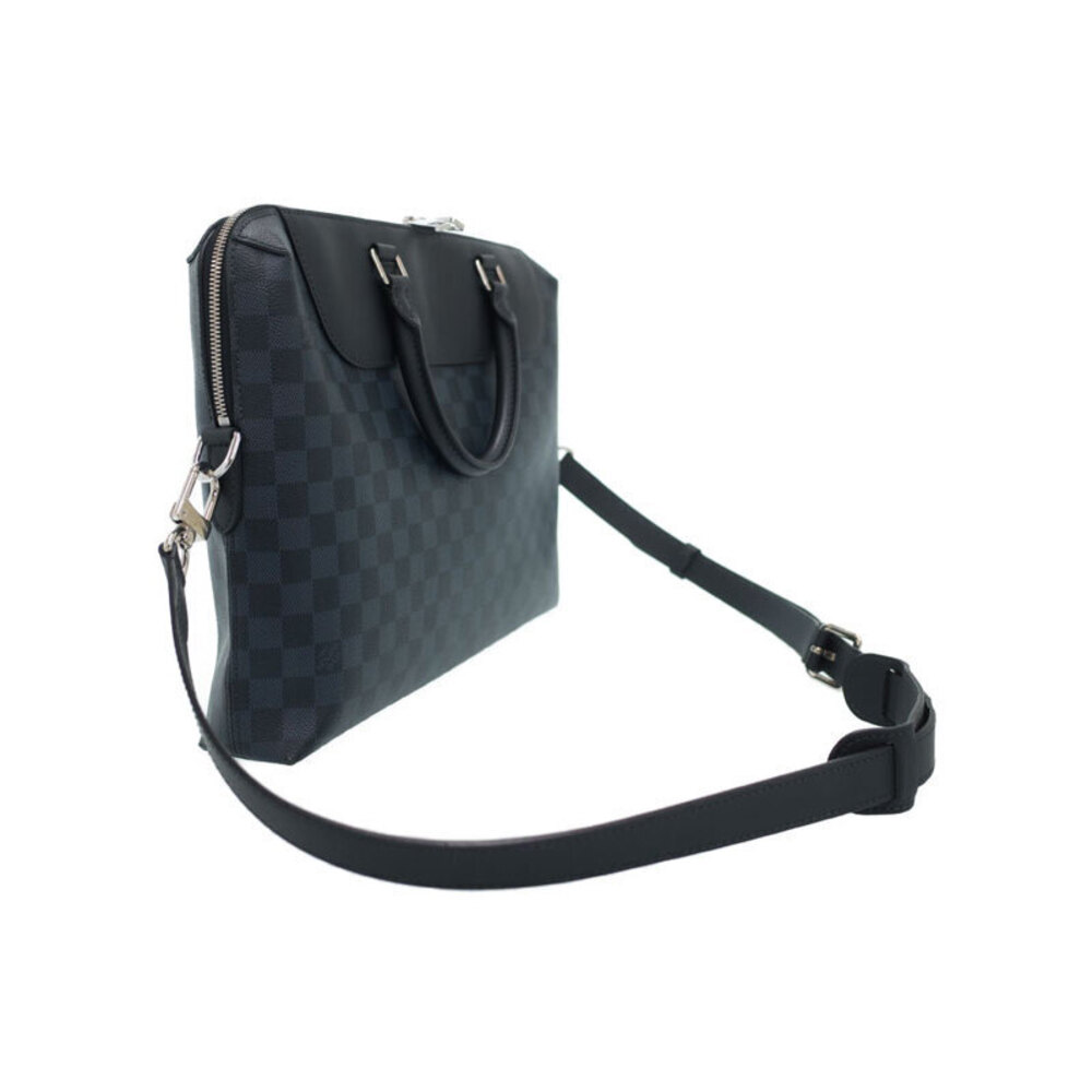 Louis Vuitton Jour Porte Business NM Document Blue PDJ Cobalt Bag Damier